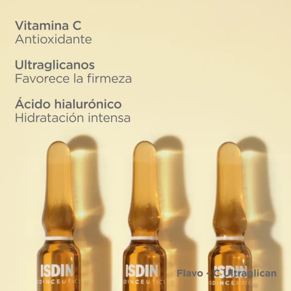 Ampollas Flavo C Isdin Ultraglican 10 ampollas