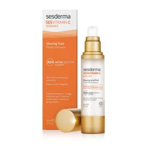 Sesderma Sesvitamin C Radíance Fluido Luminoso hidratante, cocktail antiox con vitamina C de última generación encapsulada.