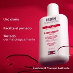 Isdin Lambdapil Champú Anticaída 200 ml - Imagen 3