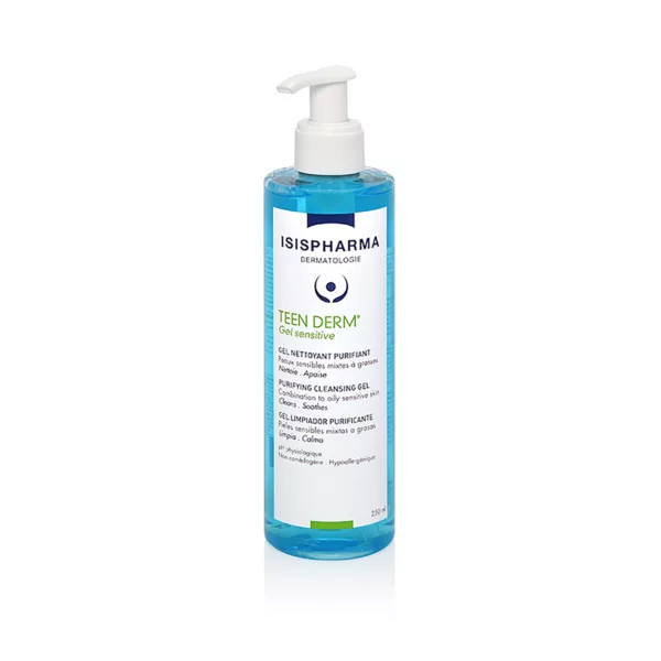 Teen Derm Gel Sensitive limpiador calmante