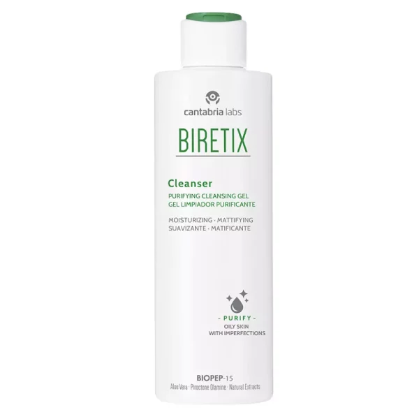 Biretix Cleanser – Gel Limpiador Purificante con BIOPEP 15