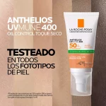 Protector solar Anthelios UVMune 400 Oil Control Gel con Color 50ml - Imagen 5