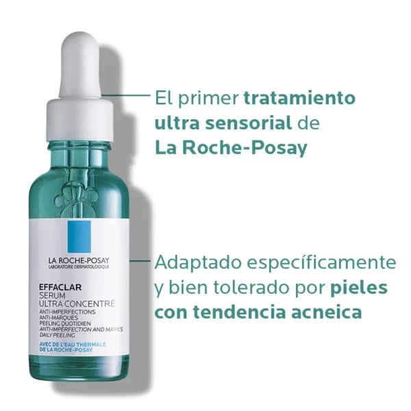 Effaclar Serum de La Roche-Posay: tratamiento efectivo contra el acné, las imperfecciones de la piel. Exfolia, controla la grasa y mejora la textura de la piel.