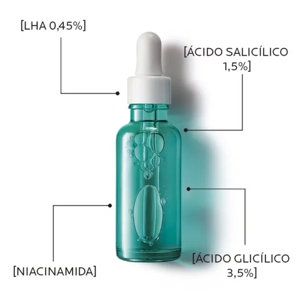 Effaclar Serum de La Roche-Posay: tratamiento efectivo contra el acné, las imperfecciones de la piel. Exfolia, controla la grasa y mejora la textura de la piel.