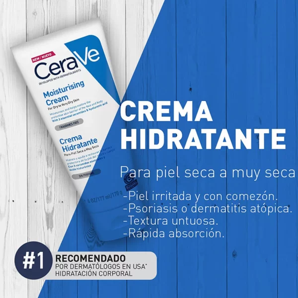 La Crema Hidratante de CeraVe, desarrollada por dermatólogos, ofrece una respuesta idónea para aquellas pieles sensibles y secas que buscan una hidratación profunda y duradera. Referente en las pieles más delicadas.