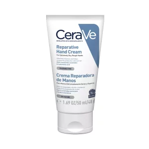 Crema Reparadora de Manos CeraVe 50 ml – Hidratación profunda y reparación de la barrera cutánea.