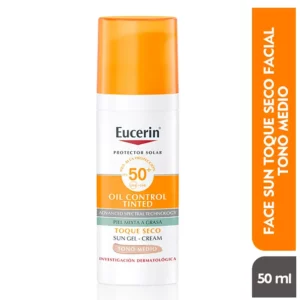 Eucerin toque seco tono medio