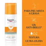 Protector solar Eucerin Toque Seco Oil Control sin color
