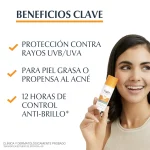 Protector solar Eucerin Toque Seco Oil Control sin color