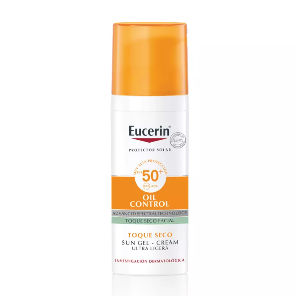 Protector solar Eucerin Toque Seco Oil Control sin color