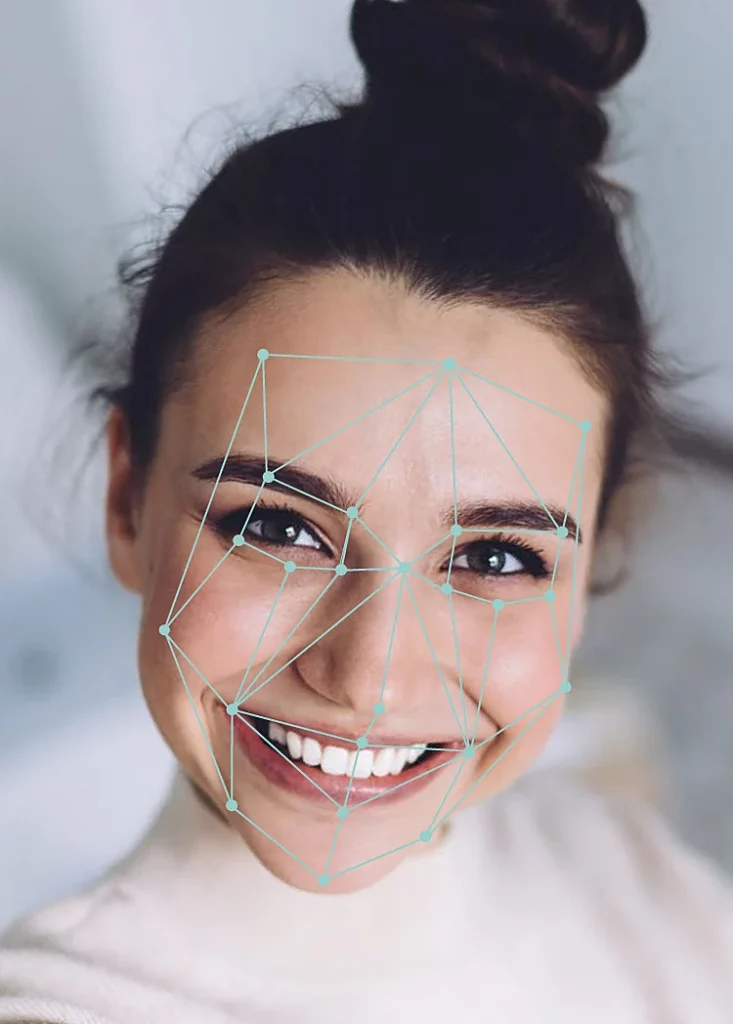 El segundo paso es posicionarte y tomarte una selfie