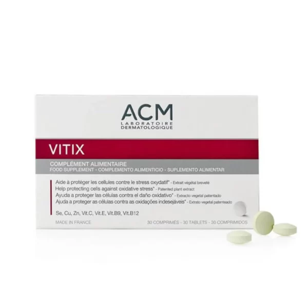 Vitix comprimidos, ayuda a proteger las celulas frente al estrés oxidativo.