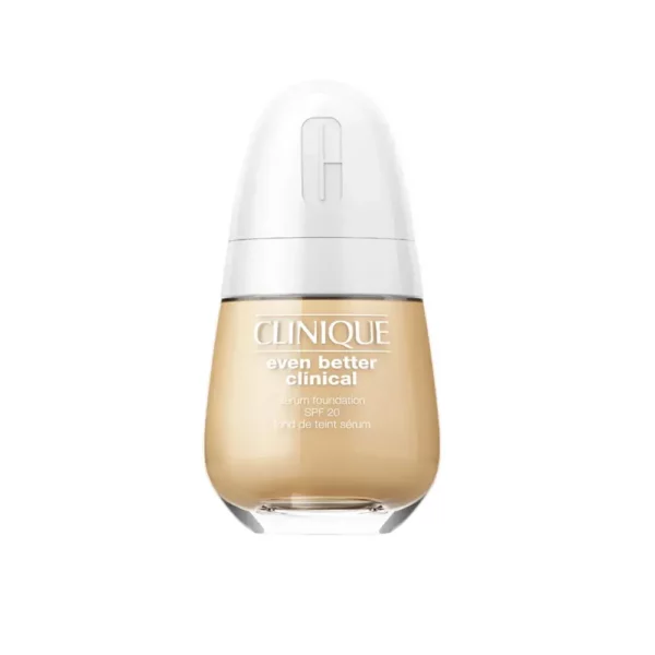 Clinique - Maquillaje clínico con la tecnología de 3 sueros. Esta fórmula sin aceites incluye ácido hialurónico, ácido salicílico, y vitamina C.