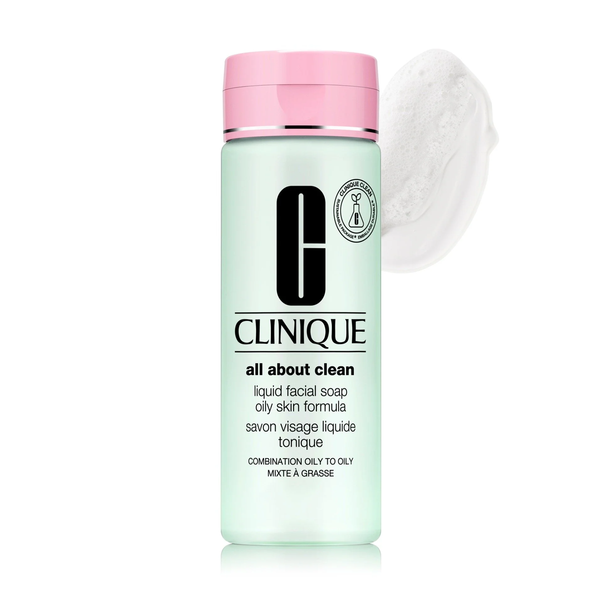 TonicoCliniqueAllAboutCleanLiquidFacialSoap Clinique All About Clean Limpiador Liquid Facial Soap Oily Skin Formula 200ml - Imagen 1