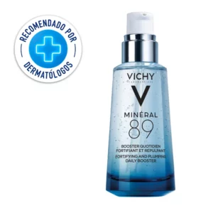 Vichy Mineral 89 gel Refuerza la función barrera de la piel para hacerla más fuerte contra las agresiones como la contaminación, el estrés y la fatiga