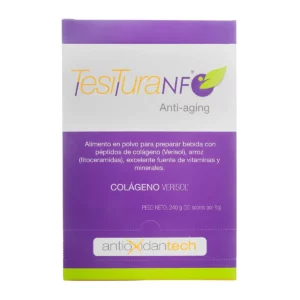 Alimento en polvo para preparar bebida con péptidos de colágeno (verisol) arroz (fitoceramidas) excelente fuente de vitaminas y minerales.