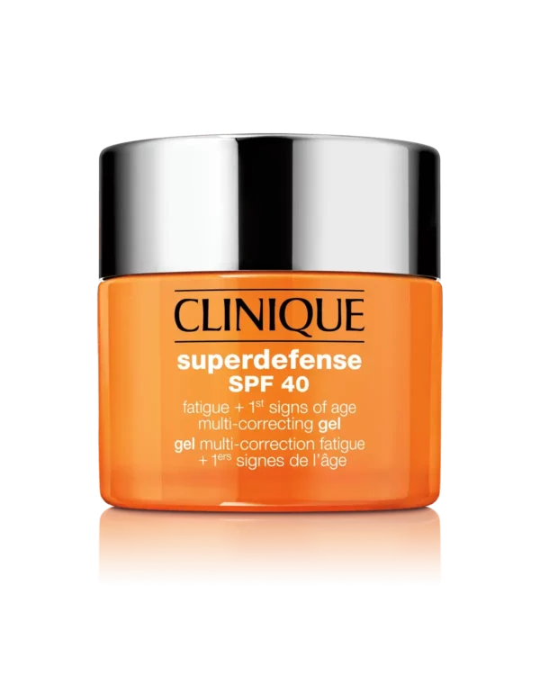 Gel refrescante en textura sedosa con FPS 40 que ayuda a combatir la fatiga y los primeros signos del envejecimiento.