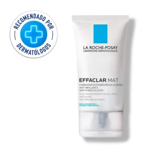 Effaclar Mat de La Roche-Posay: Hidratante matificante, anti-brillo para piel grasa y propensa al acné. Reduce los poros y controla el exceso de grasa.