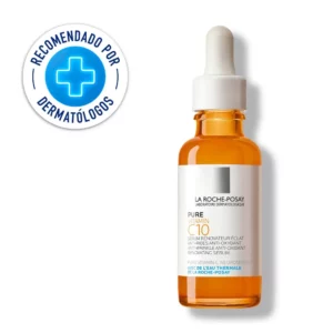 La Roche Posay con su Pure Vitamin C 10 Serum antiarrugas antioxidante y renovador 30ml Suero antioxidante formulado con un 10% de vitamina C