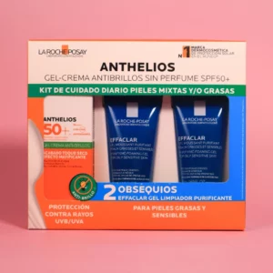 Kit Anthelios Gel Anti-Brillo OBSEQUIO 2 Effaclar Gel