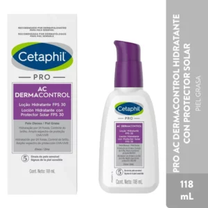 Hidratante con protector solar que reduce el brillo de la piel mientras la hidrata. Protege contra los rayos UV del sol.