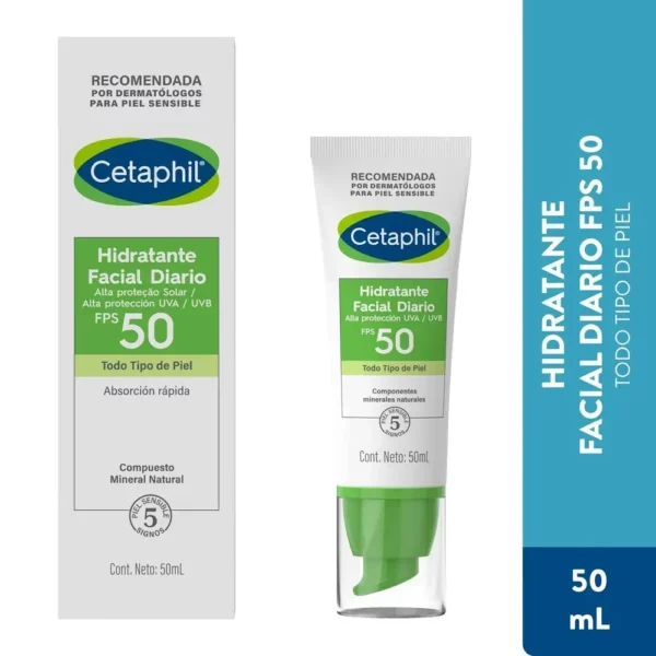 Emulsión facial que protege de los rayos solares e hidrata la piel. Ayuda a prevenir los signos del envejecimiento prematuro.