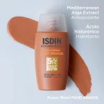 Fotoprotector Isdin Fusion Water Color Bronce SPF 50 – Protección Solar y Tono Natural