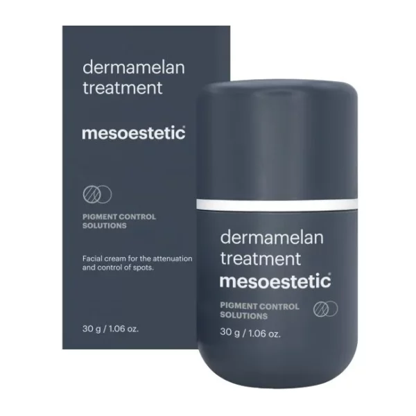 Corrige manchas o imperfecciones cutáneas de origen melánico. Tratamiento médico del melasma y otras hipercromías cutáneas.