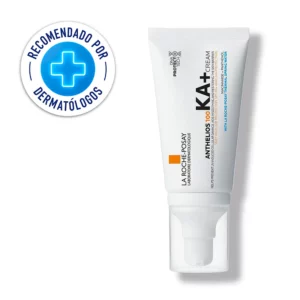 Anthelios 100 KA+ Crema, previene el daño celular inducido por los rayos UV, calma la piel y previene el fotoenvejecimiento. Proporciona una protección con 3 beneficios: Protege, Repara y Calma.