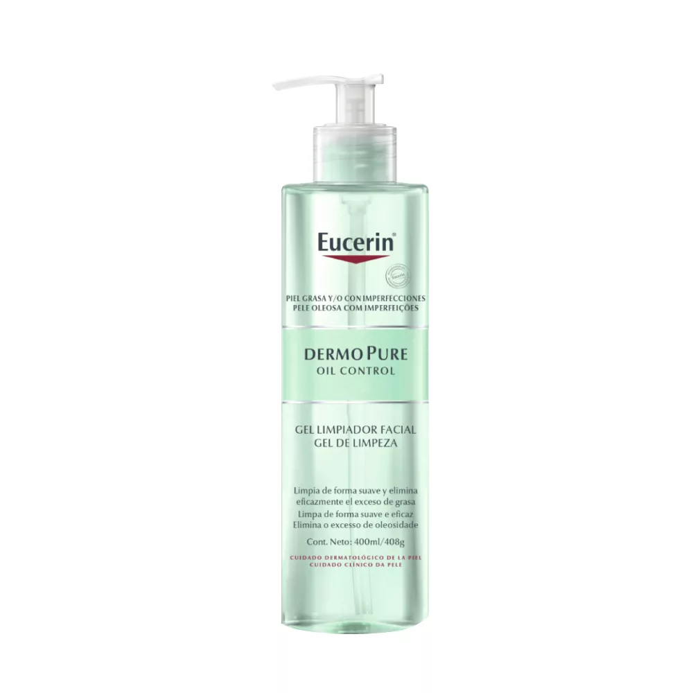 Eucerin DermoPure Oil Control | Gel Limpiador Facial 400 ml