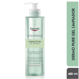 Eucerin DermoPure Gel Limpiador es un gel para uso diario, con anfóteros suaves para realizar una limpieza no agresiva pero efectiva.
