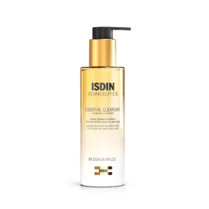 Essential Cleansing es un aceite limpiador facial suave y ligero de textura oil-to-milk que utiliza el poder del aceite para limpiar en profundidad la piel.