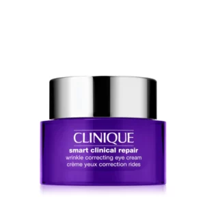 Smart Clinical es una crema para ojos que ataca las arrugas de forma inteligente. Su fórmula disminuye la apariencia de arrugas alrededor del área de los ojos.