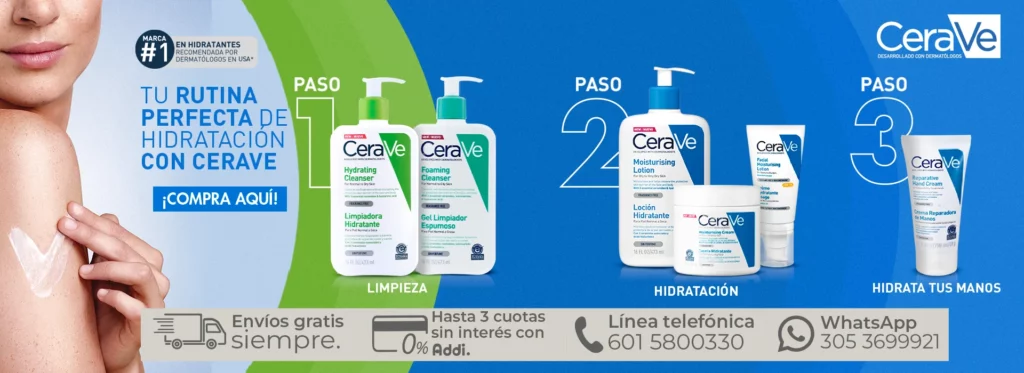 encuentra en beautycalia todos los productos de cerave, marca rica en ceramidas para mejorar la salud de la piel.