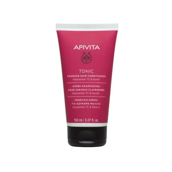 Tonificante de Apivita para cabello fino y debilitado, ayuda a fortalecerlo eficazmente, previene la rotura y aporta volumen al cabello.