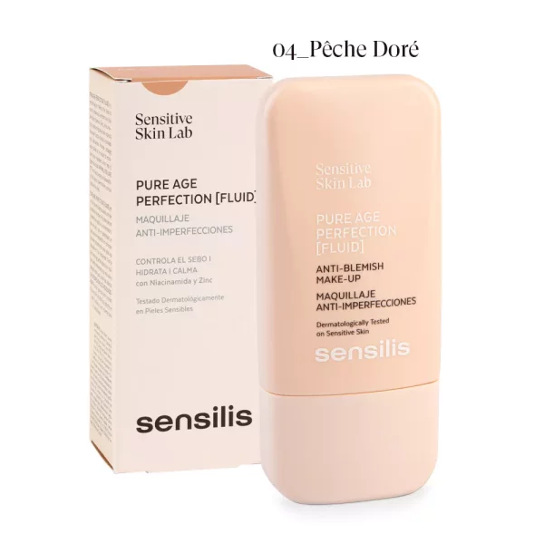 Sensilis Pure Age Perfection – Maquillaje Anti-imperfecciones Tono Peche Doré