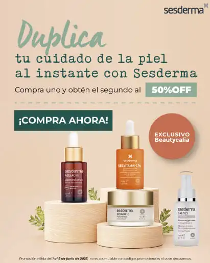 Promoción Sesderma del 1 al 8 de Junio. 50OFF en el segundo producto