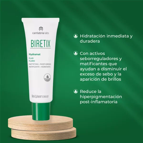 Biretix Hydramat – Fluido Hidratante y Matificante