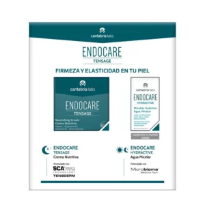 Kit Endocare Tensage Crema Nutritiva Obsequio Hydractive Agua Micelar x 100 ml para aumentar la firmeza y elasticidad de la piel.