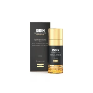 Isdinceutics Retinal Intense es un sérum bifásico de noche que ayuda a acelerar la renovación cutánea. Formulado con retinaldehído, este sérum reduce visiblemente las arrugas y líneas de expresión, logrando una piel más lisa, uniforme y de aspecto más joven.