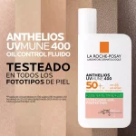 Protector Solar La Roche-Posay Anthelios UVMune 400 Oil Control Fluido Con Color - Imagen 5