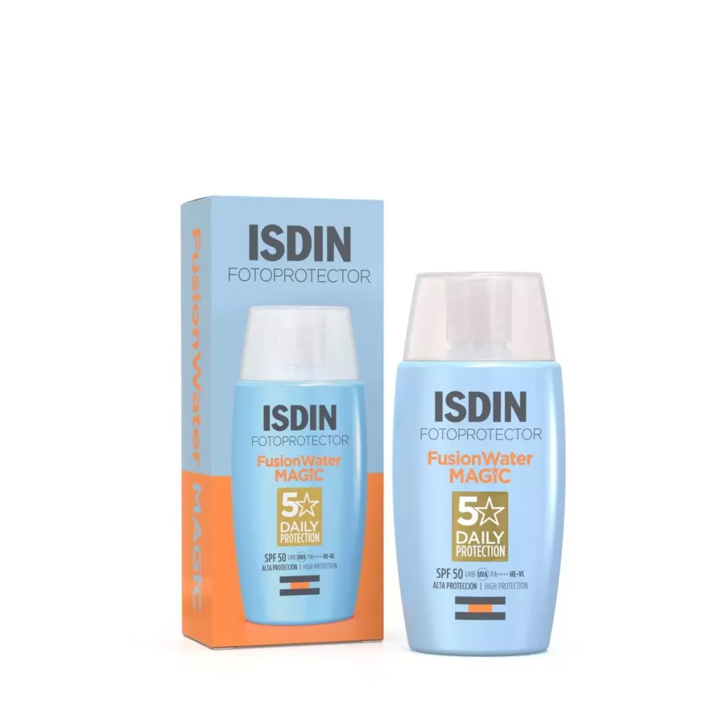 Isdin fusion water magic fotoprotector