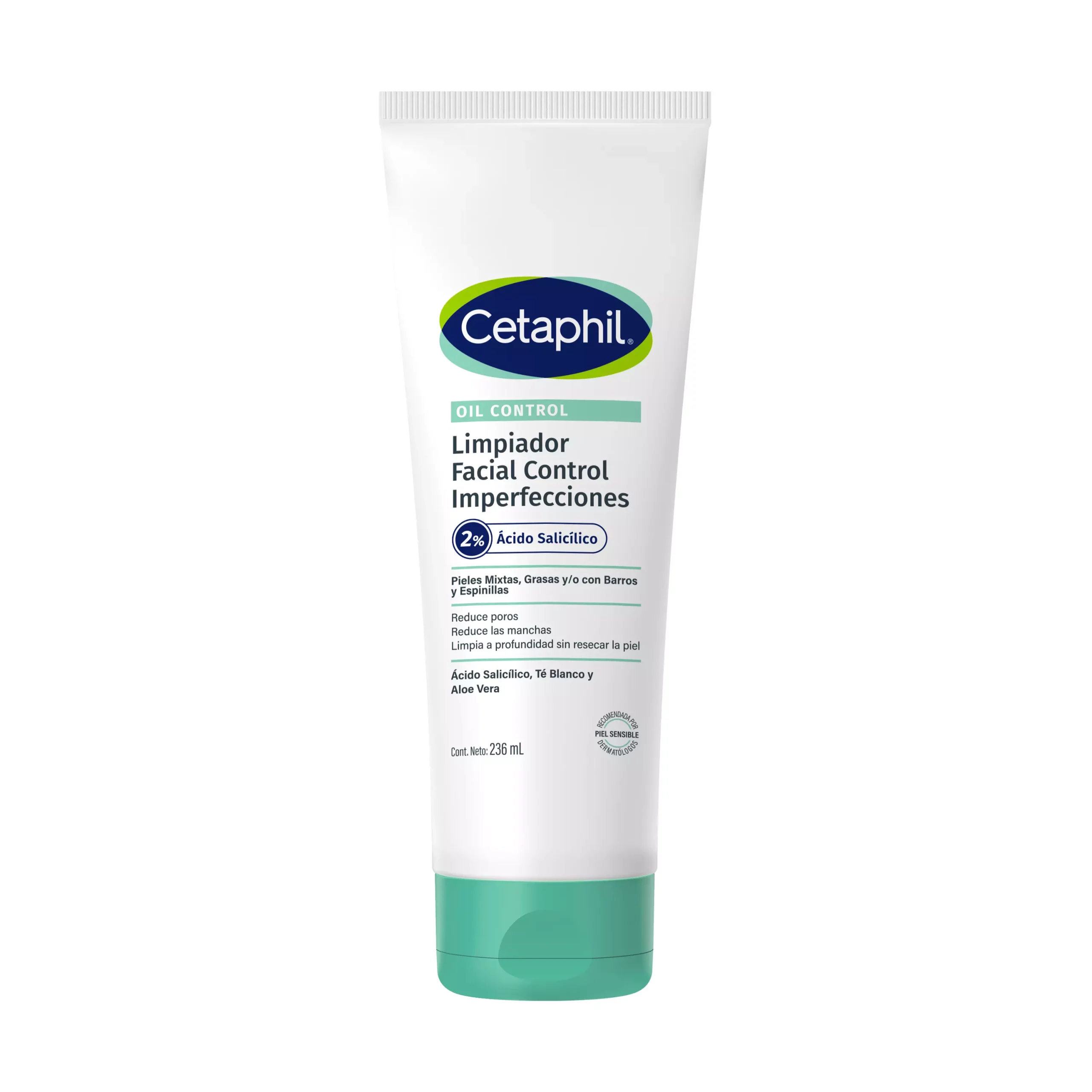 LimpiadorFacialOilControlCetaphil Cetaphil Oil Control limpiador facial control imperfecciones 236ml - Imagen 1