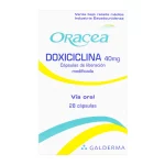 ORACEA 40 MG X 28 CAPSULAS DOXICICLINA
