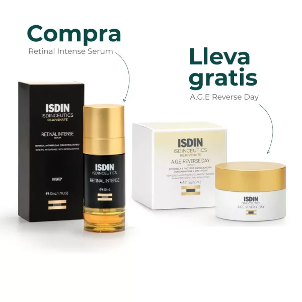 Kit ISDIN Retinal Intense GRATIS A.G.E Reverse Day - Imagen 1
