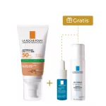 Kit Anthelios UvMune 400 Oil Control Gel con Color GRATIS Hyalu B5 Serum 10ml y Agua Termal 50ml