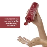 Cabello revitalizado con Iraltone Champú Fortificante 400 mL.