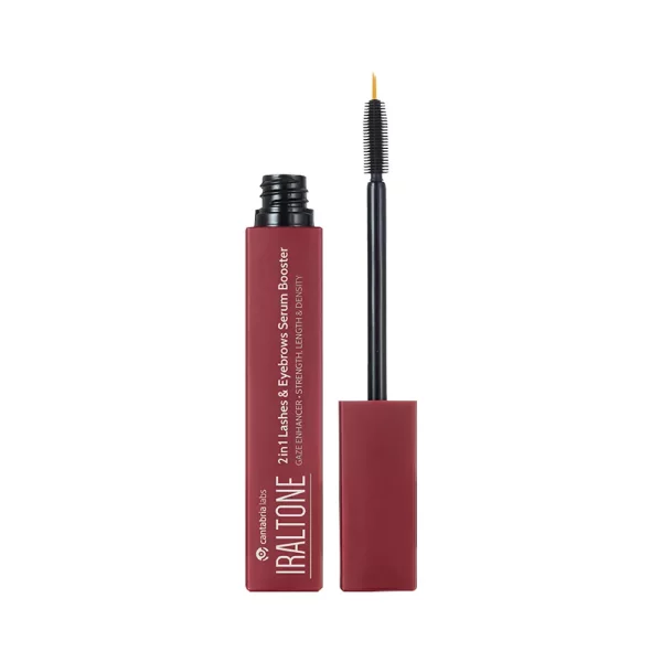 Sérum Iraltone con Sympeptide XLASH para estimular el crecimiento de pestañas y cejas.