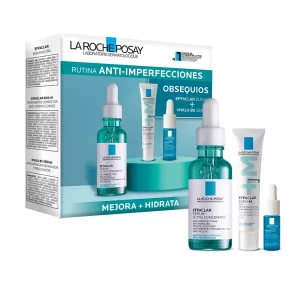 Kit Effaclar Sérum + Mini Hyalu B5 + Mini Effaclar, cuidado facial completo.