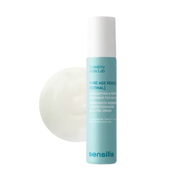 Sérum oil-free de rápida absorción para piel grasa y sensible.
